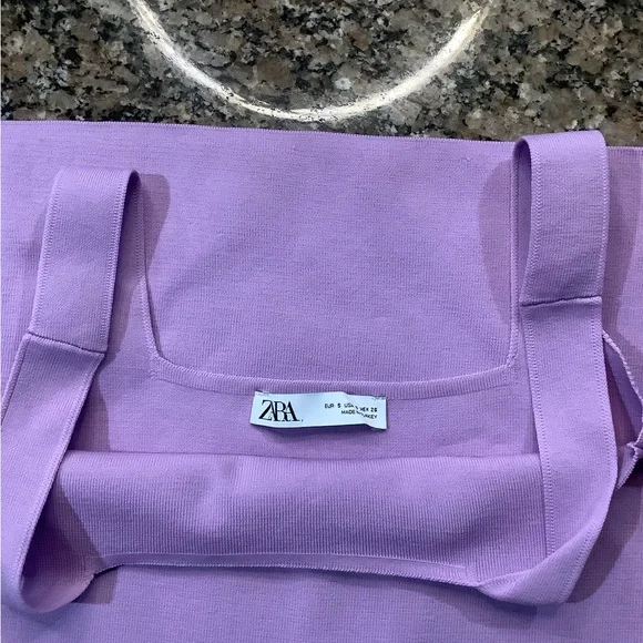 Lavender Sleeveless Dress - Picture 2 of 2